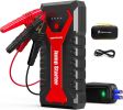 DBPOWER 3000A/80.66Wh Portable Car Jump Starter (UP to 10.0L Gas/8.0L Diesel Engines) 12V Auto Lithium-Ion Battery Booster with Smart Clamp Cables, Qu
