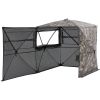 Portable Hunting Blind See Through Ground Deer Blinds 4-5 Person Carrying Bag