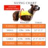Lite Dog Vest XL Size Coverage to Mid Back. Reflective Hi Visibility Fluorescent Yellow Fabric Helps to Keep Them in Sight and Safe On and Off Leash.