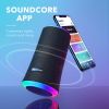 Bluetooth Speaker; with IPX7 Waterproof Protection and 360° Sound for Backyard and Beach Party; 20W Wire