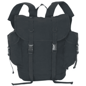 German Rucksack (Options: Black)