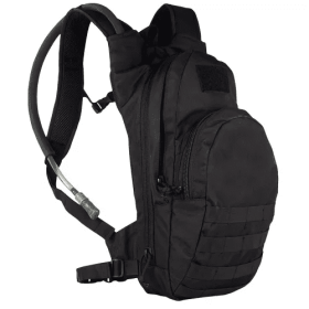 Compact Modular Hydration Backpack (Options: Black)