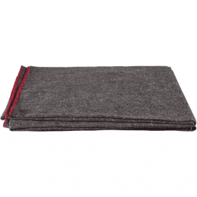 Wool Camp Blanket (Options: Grey)