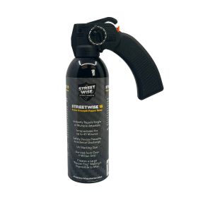 Streetwise 18 Fogger Pepper Spray (Options: 16 oz Pistol Grip)