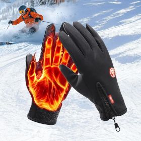 Anti-Slip Waterproof Thermal Winter Gloves for Men and Women (size: XXL)
