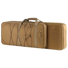 Tactical rifle case v2 (Color: Tan, size: 36inch)