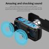 X8 60W Portable Wireless Bluetooth Speakers TWS Bass with Subwoofer IPX5 Waterproof Connection distance 12m 15H Play time