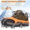 Universal Anti-slip Grip Spikes, 2025 Upgraded Universal Anti-slip Spikes for Ice Skates And Boots, with 19 Steel Spikes, Ice And Snow Grip Spikes